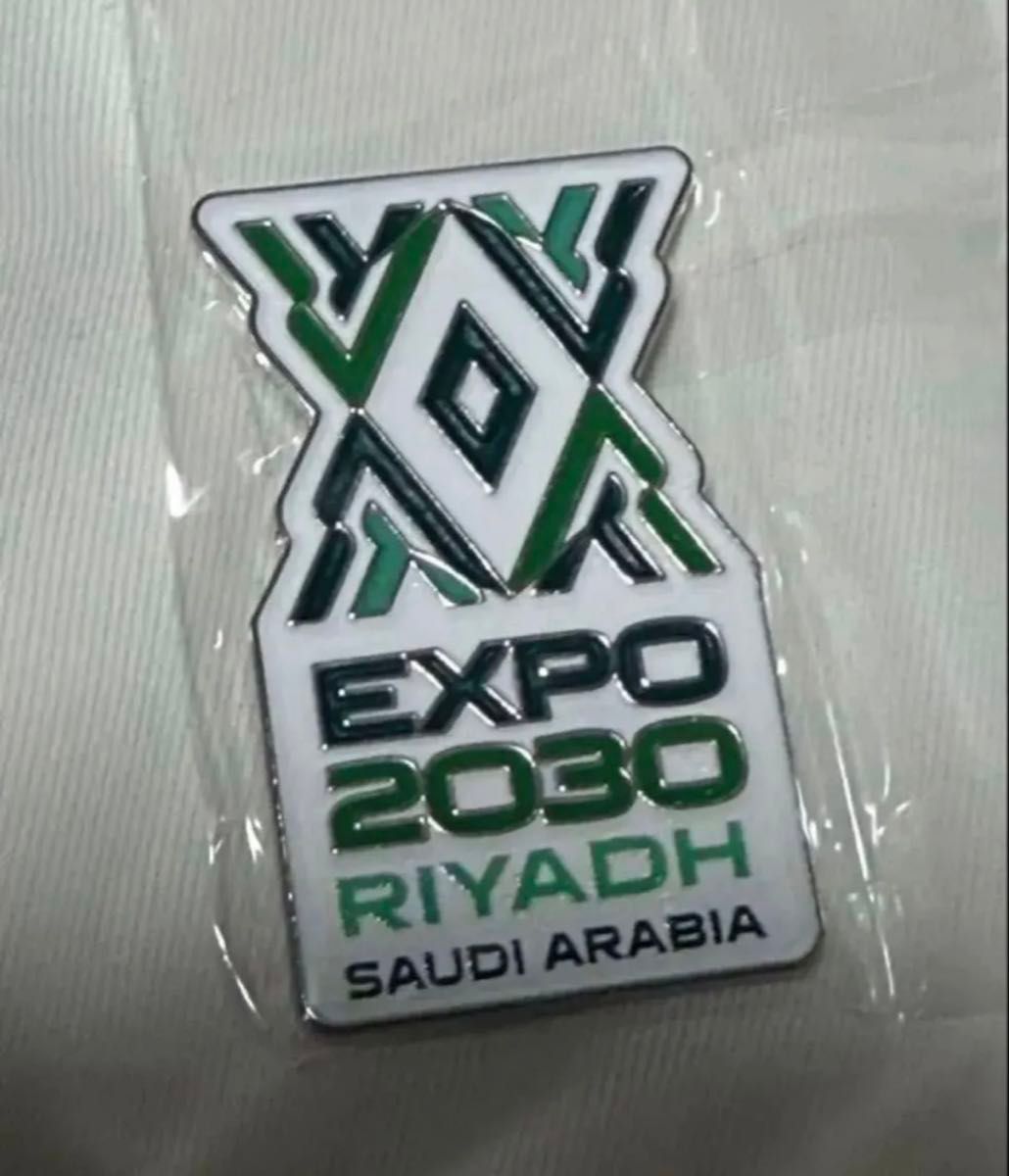 大阪万博 サウジアラビア EXPO 2030 RIYADH SAUDI ARABIA ピンバッジ