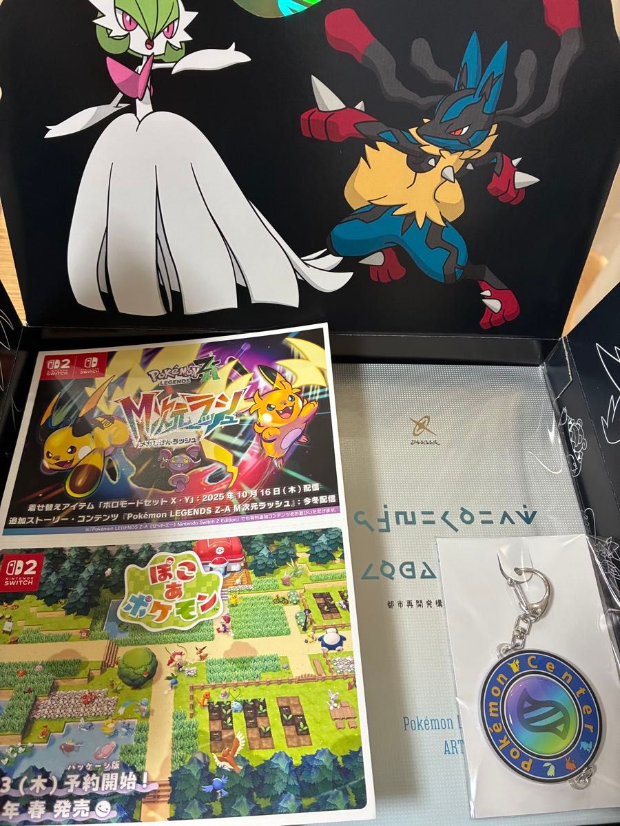 ポケモンセンター購入特典アートブック キーホルダー ポストカード