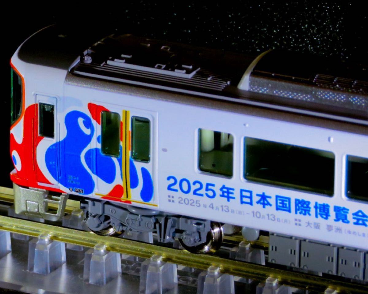 KATO 323系 室内灯付 <大阪・関西万博ラッピング列車>【新品,未使用品】 323系 大阪・関西万博ラッピング列車（ミャクミャク）を弄る。DENSHA