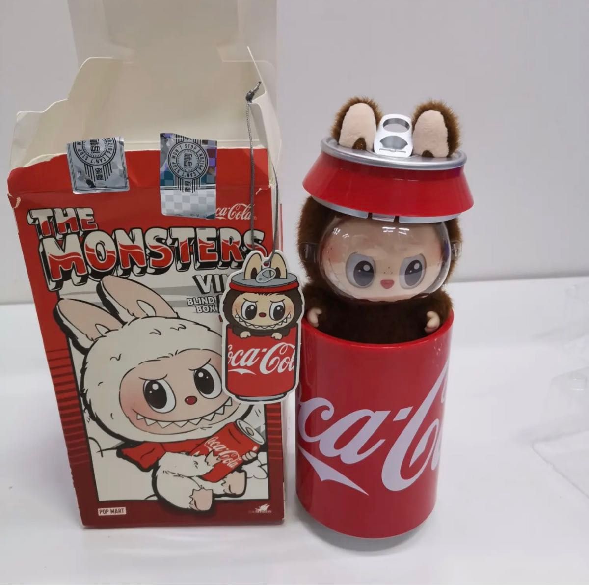 100％正規品 コカコーラ ラブブ Labubu ぬいぐるみ シークレット COCA