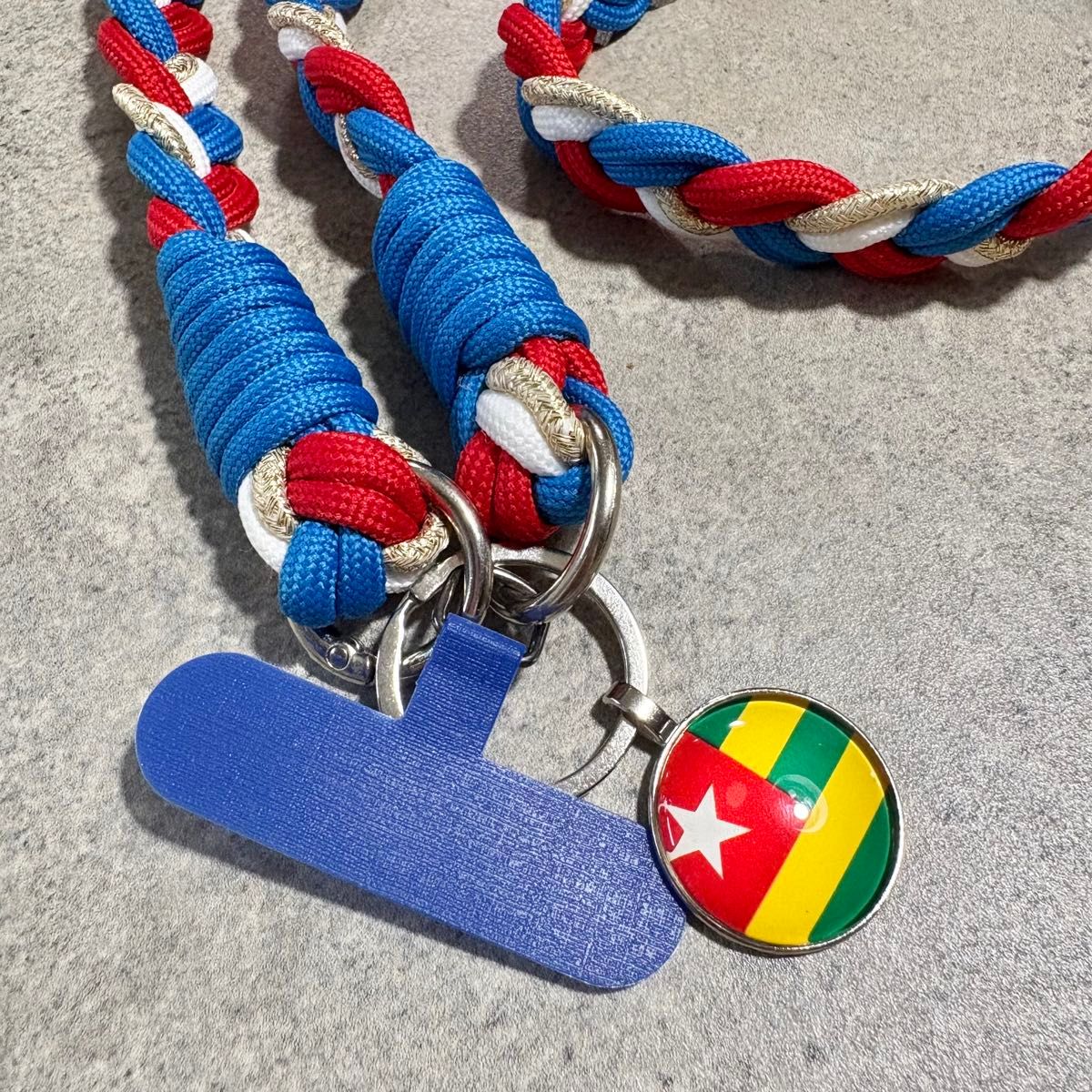 万博 トーゴ ストラップ ミャクミャクカラー スマホ ショルダー 紐 赤