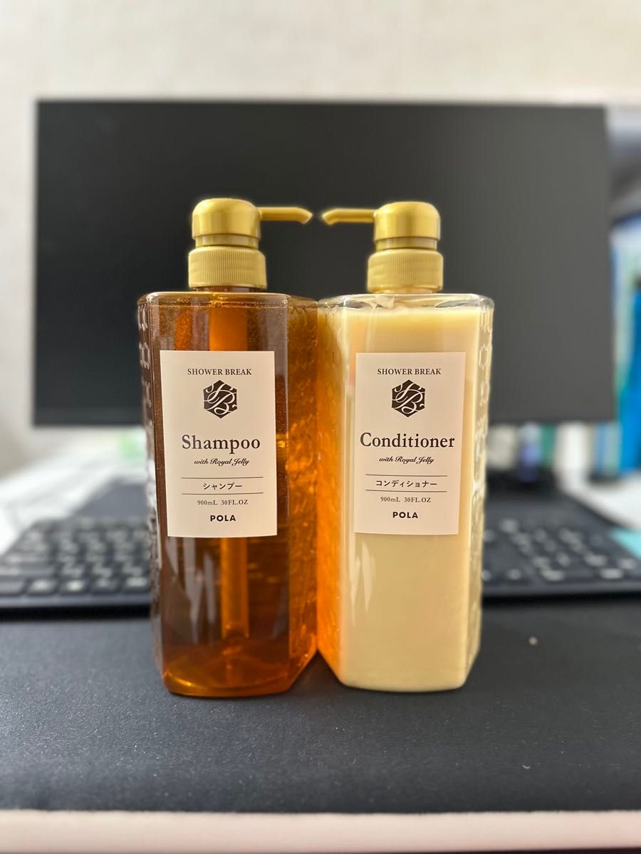 ポーラ シャワーブレイク シャンプー コンディショナー ボトルセット