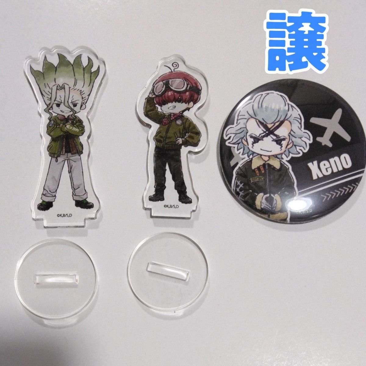 石神千空 ジョエル Dr ゼノ Dr STONE フライトジャケットver グラフ