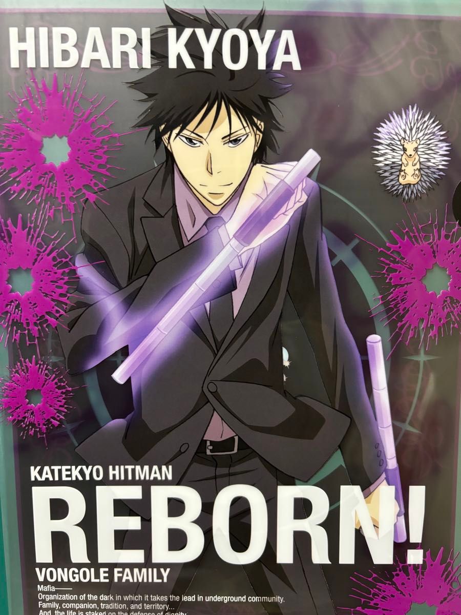 いりー様専用 家庭教師ヒットマンREBORN 雲雀恭弥 クリアファイル 下敷
