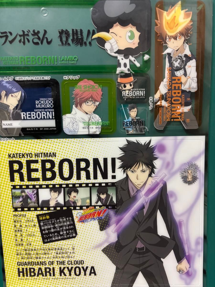 いりー様専用 家庭教師ヒットマンREBORN 雲雀恭弥 クリアファイル 下敷