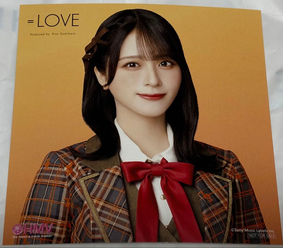 LOVE イコラブ 佐々木舞香 ラブソングに襲われる 生写真 HMV特典