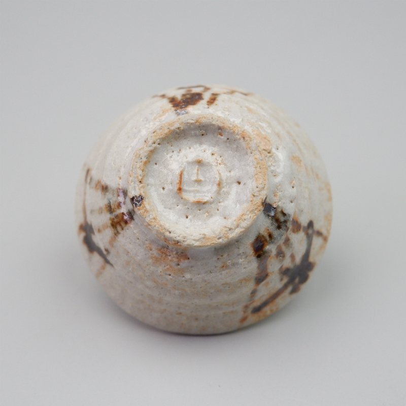 人間国宝 陶芸家 加藤土師萌 陶盃 二客 酒器 酒盃 ぐい呑 猪口 共箱