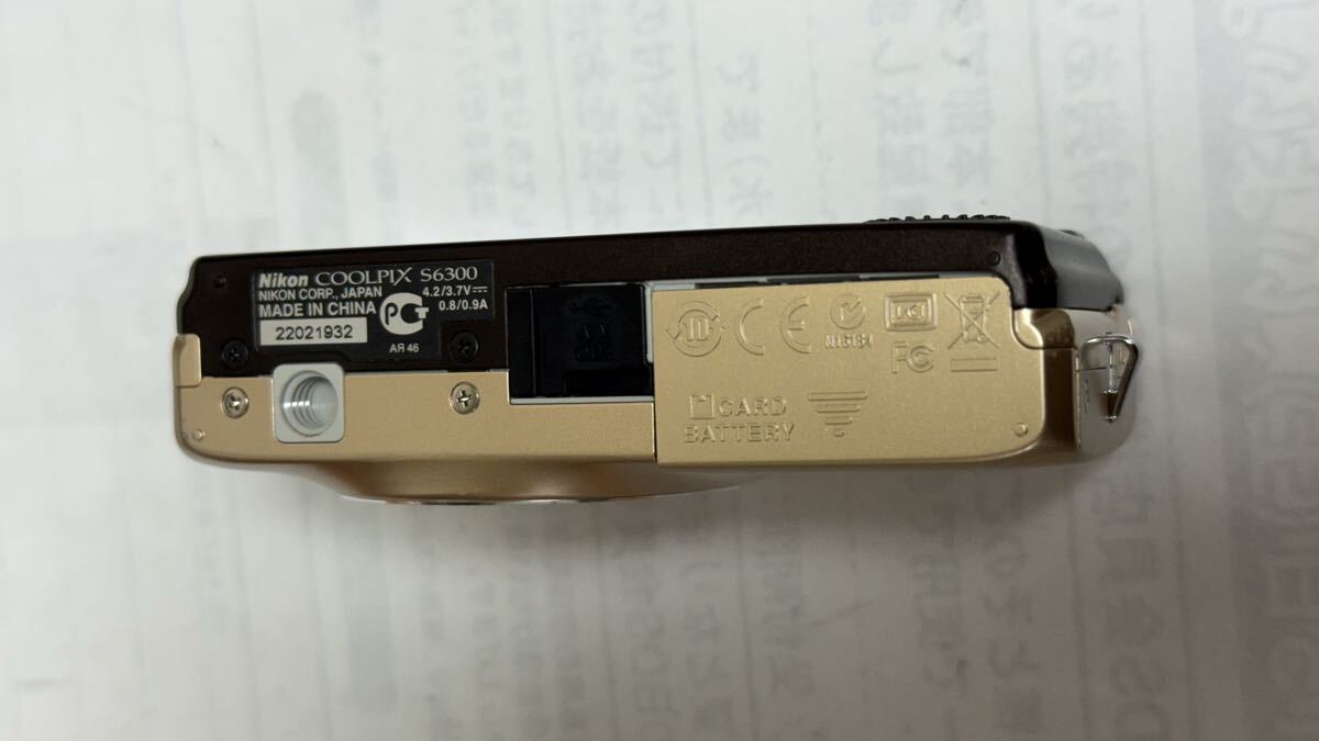 Nikon COOLPIX s6300 ゴールド 10倍ズーム 動作確認済み Nikon COOLPIX