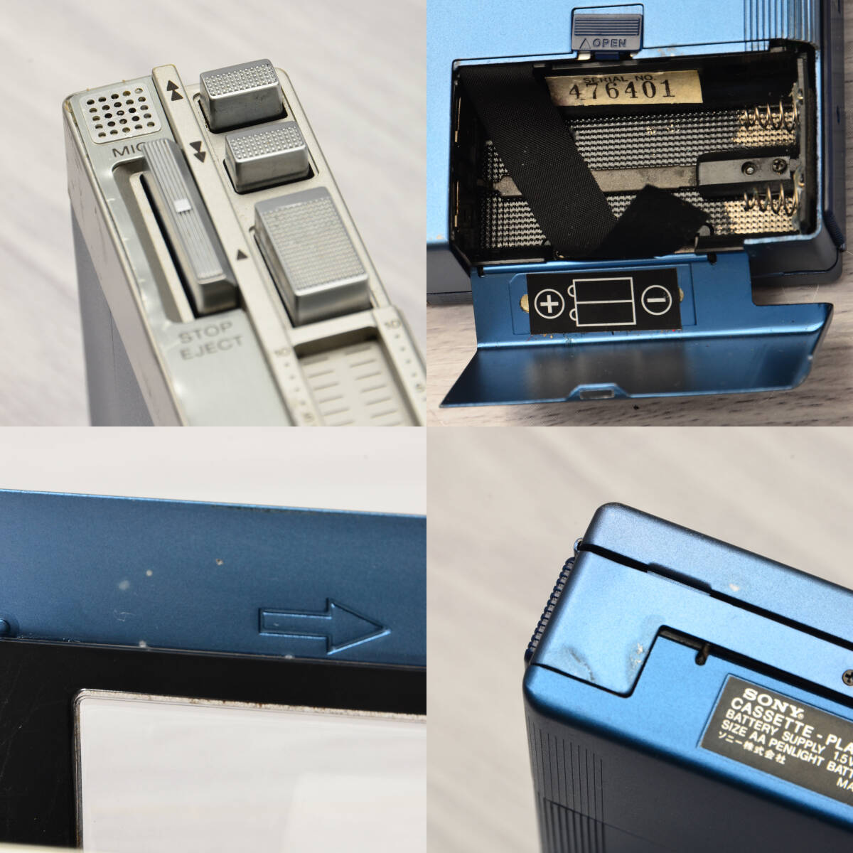 SONY 初代WALKMAN TPS-L2 後期型 ソニーカセットウォークマン 整備済