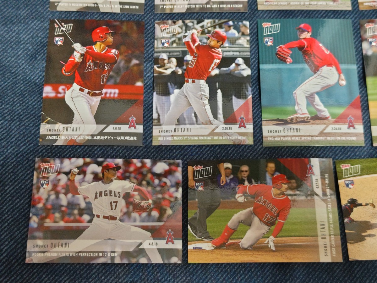 2018年topps 2018 Topps Now 大谷翔平 ルーキーカード RC 11枚 now