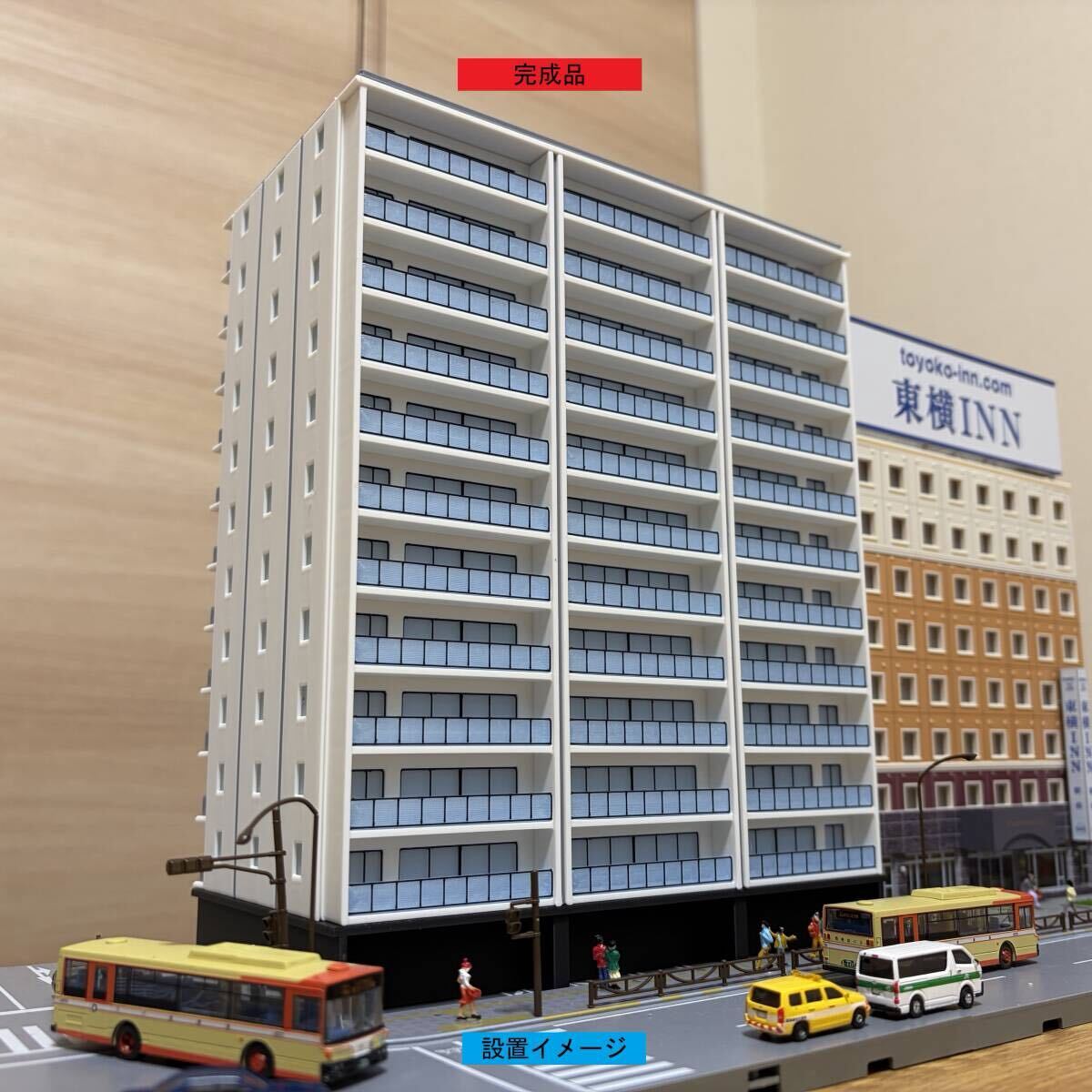 Nゲージ 都市型マンションD ストラクチャー（完成品）模型｜Yahoo