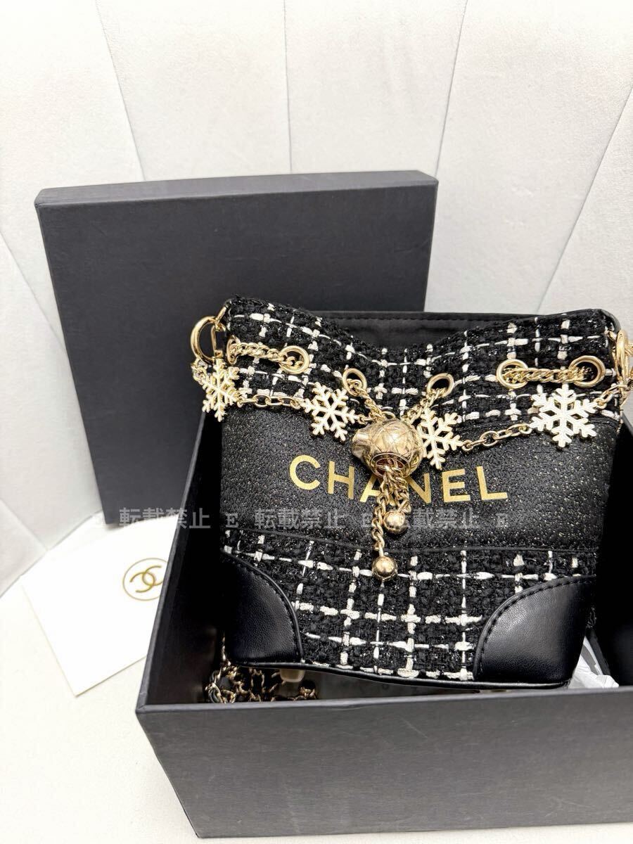未使用 CHANEL クリスマス VIPギフト ノベルティ 巾着 ショルダー