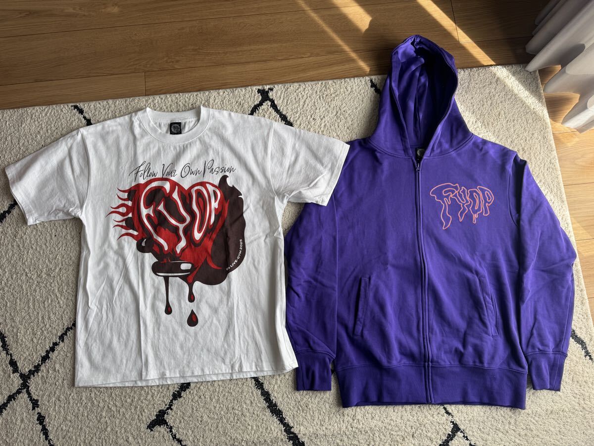 B'z LIVE-GYM 2025 -FYOP- パーカー & Tシャツ白 2点セット サイズL 1