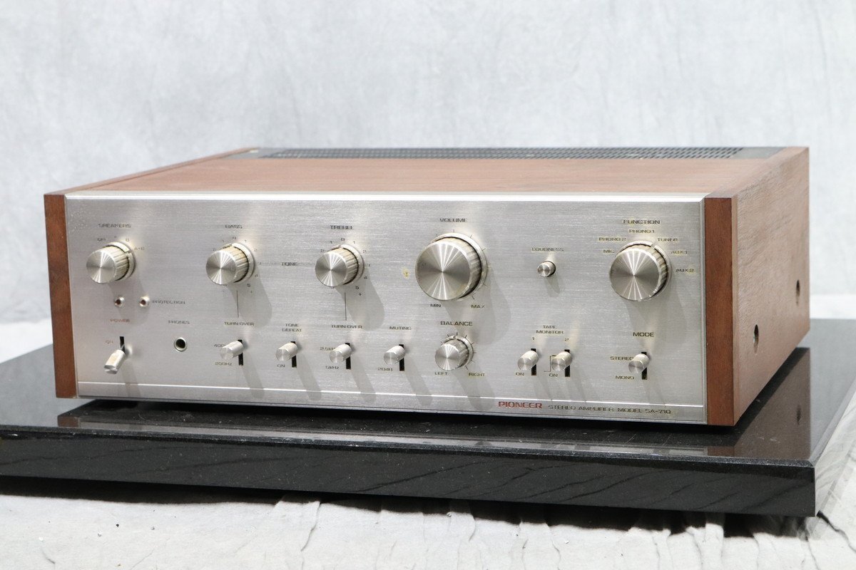 C】Pioneer SA-710 プリメインアンプ パイオニア 3154445