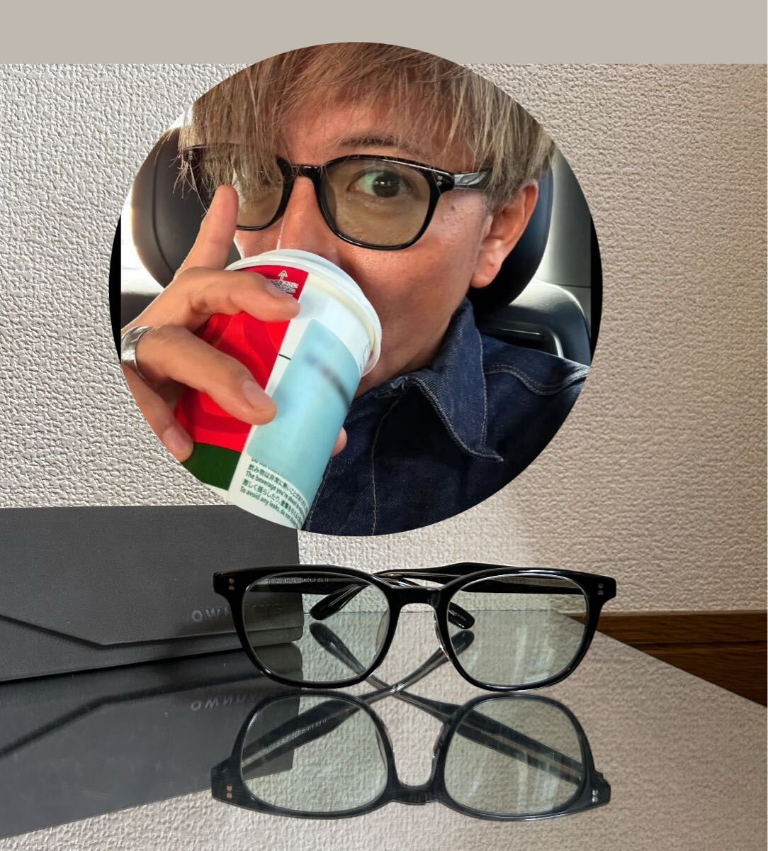 カラーレンズ込み 】木村拓哉 OWNDAYS メガネ（サングラス仕様
