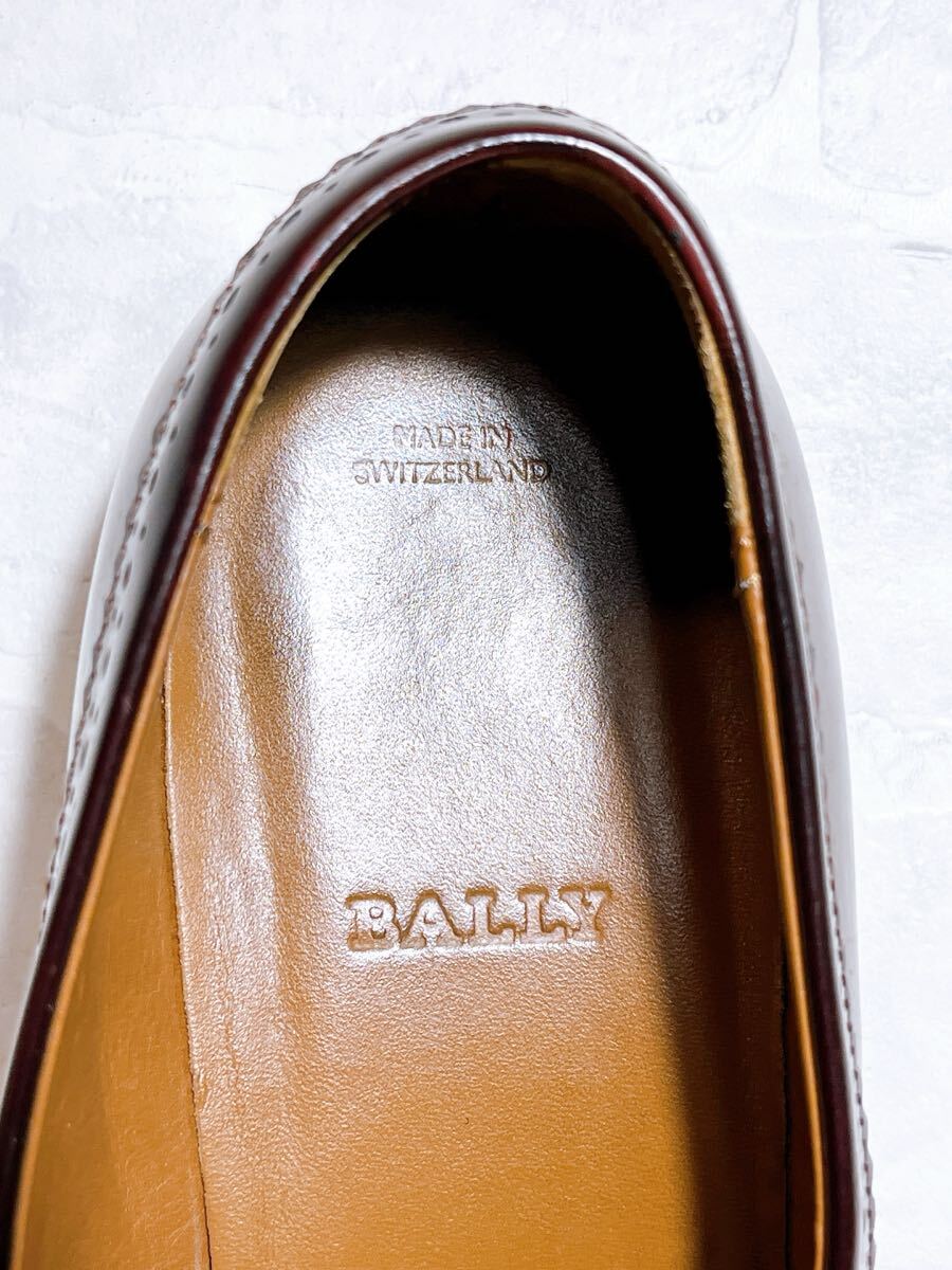 スイス製【美品】BALLY バリー 高級 ローファー ビジネスシューズ 本革