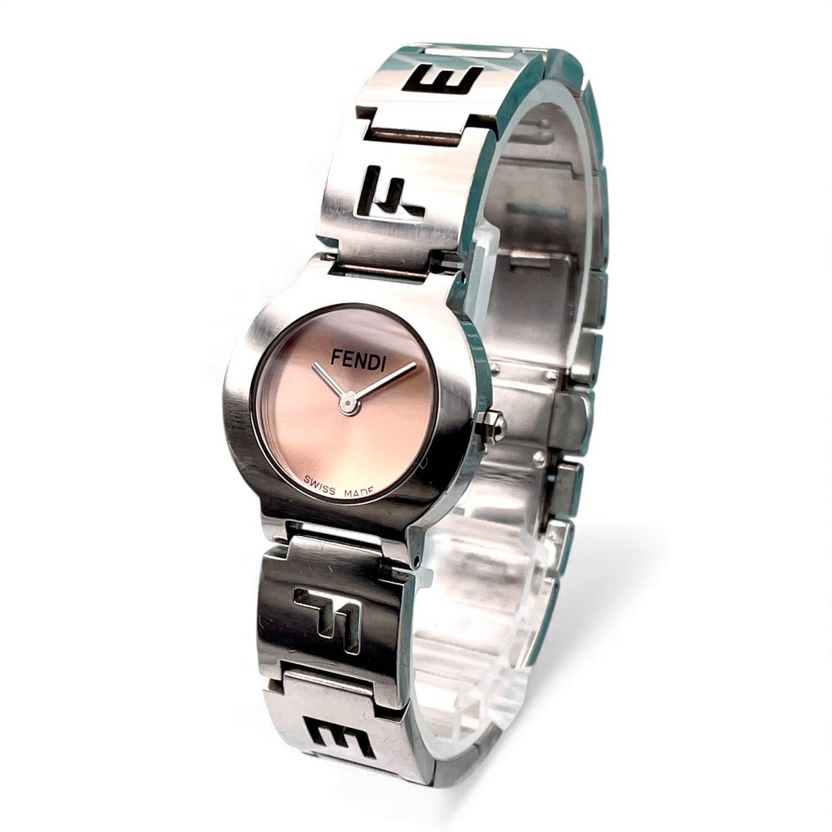 FENDI フェンディ 3050L レディース腕時計 ピンク文字盤 クォーツ