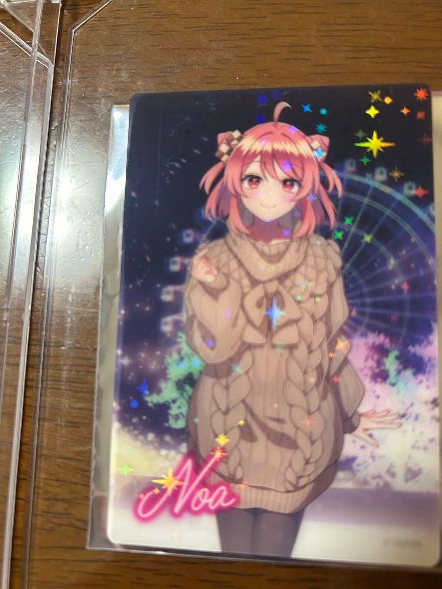 カラフルピーチ 東武動物公園 トレーディングクリアカード のあさん 訳