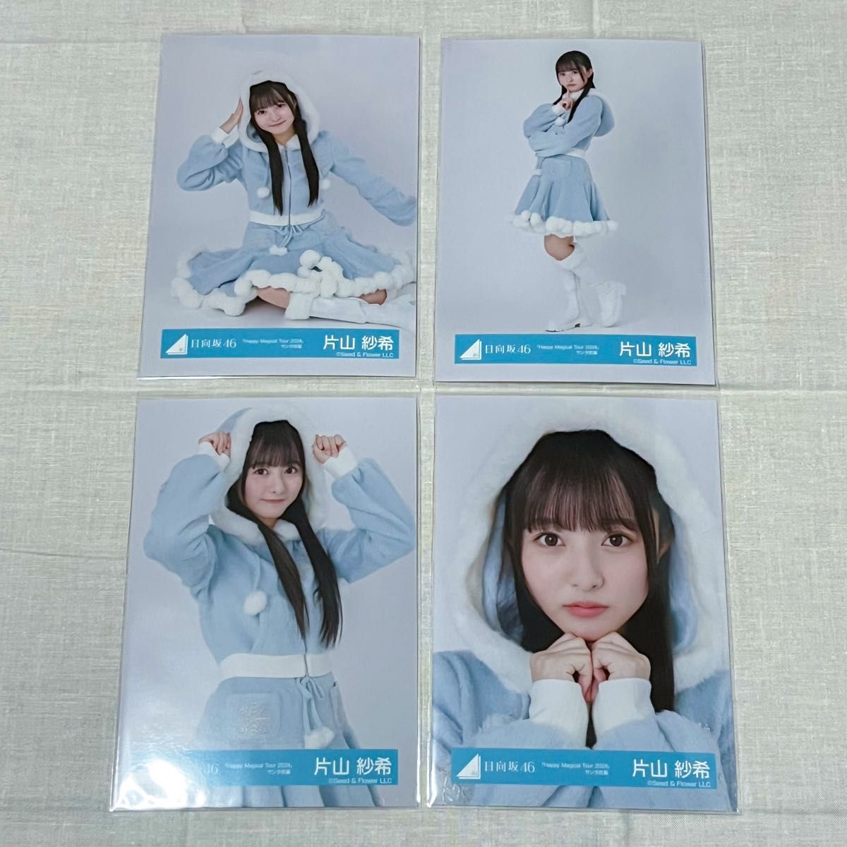 日向坂46 生写真 Happy Magical Tour 2024 サンタ衣装 片山紗希 コンプ