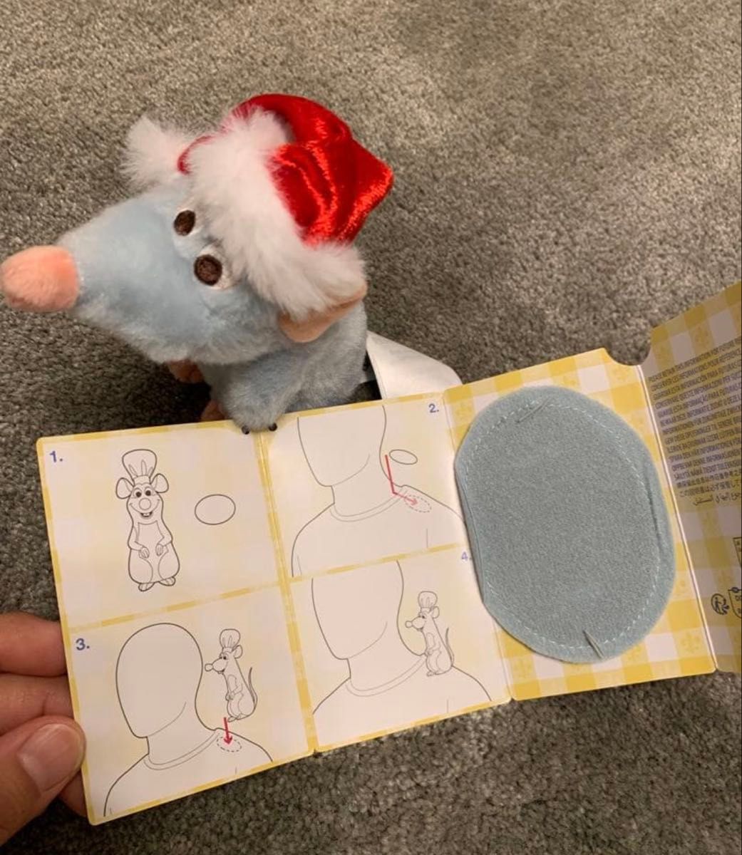 クリスマス限定ver 】パリディズニー 肩乗せレミー ディズニー