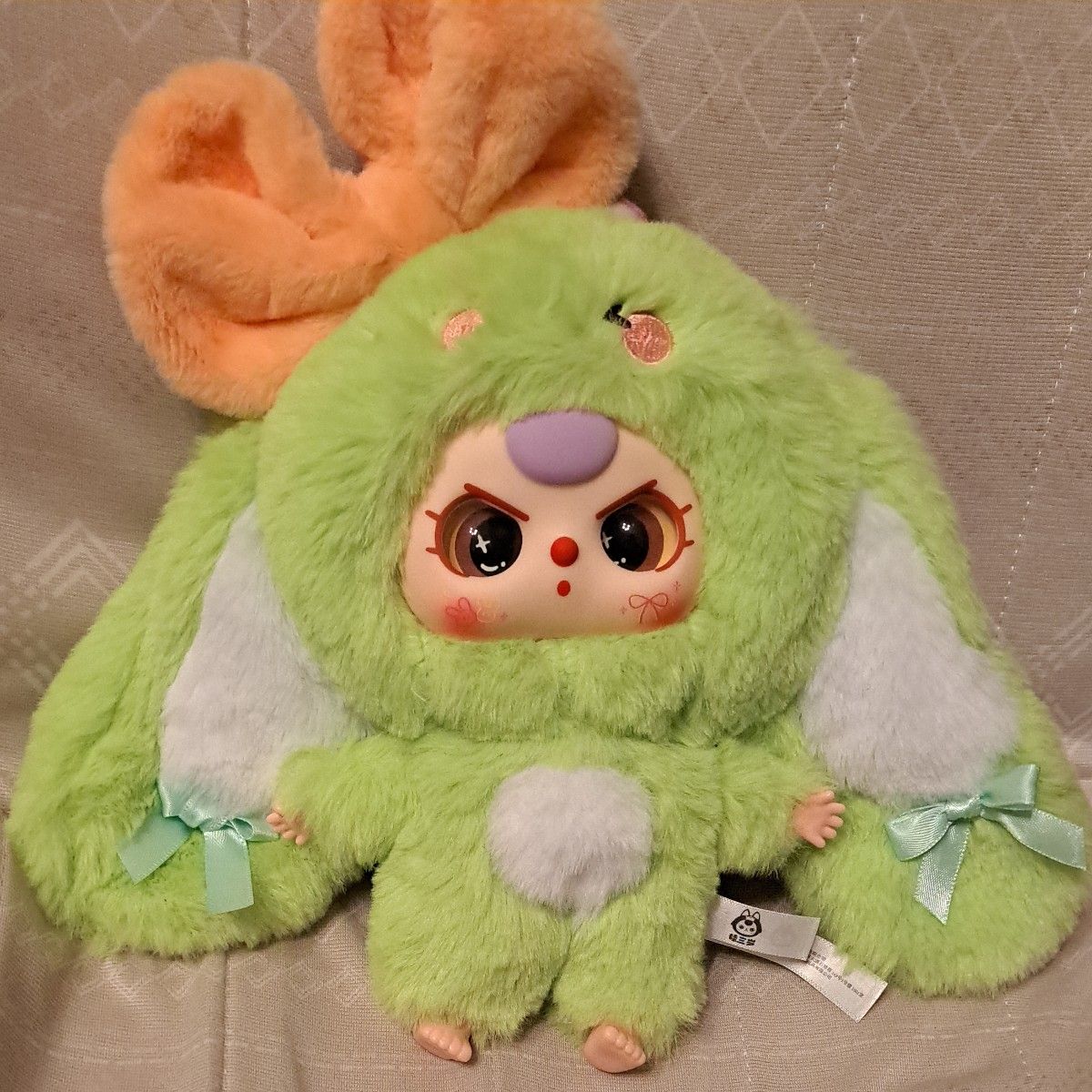 BABYTHREE ベイビースリー ぬいぐるみ おかえりうさぎ 緑｜Yahoo