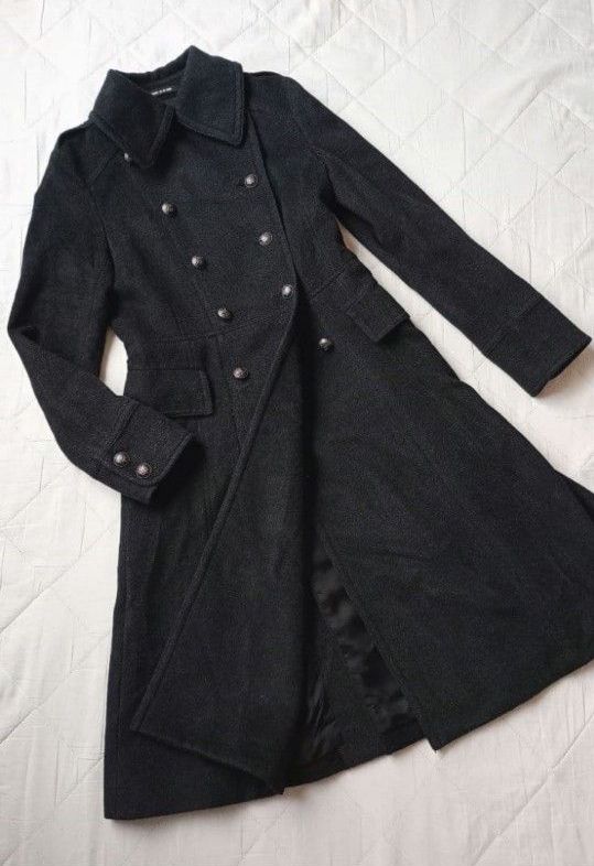 COMME CA DU MODE】 コムサデモード ナポレオンコート アンゴラ混