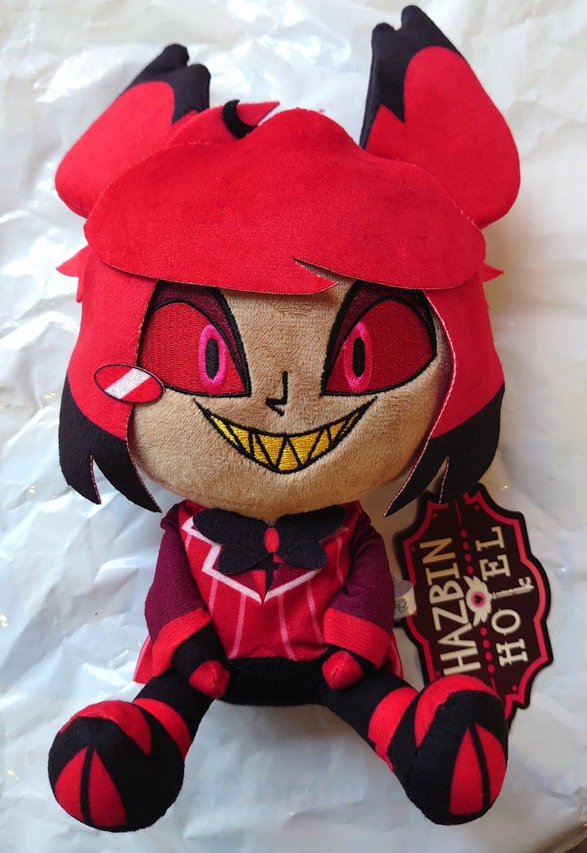 ハズビン・ホテルへようこそ アラスター おすわりぬいぐるみ ラウンド