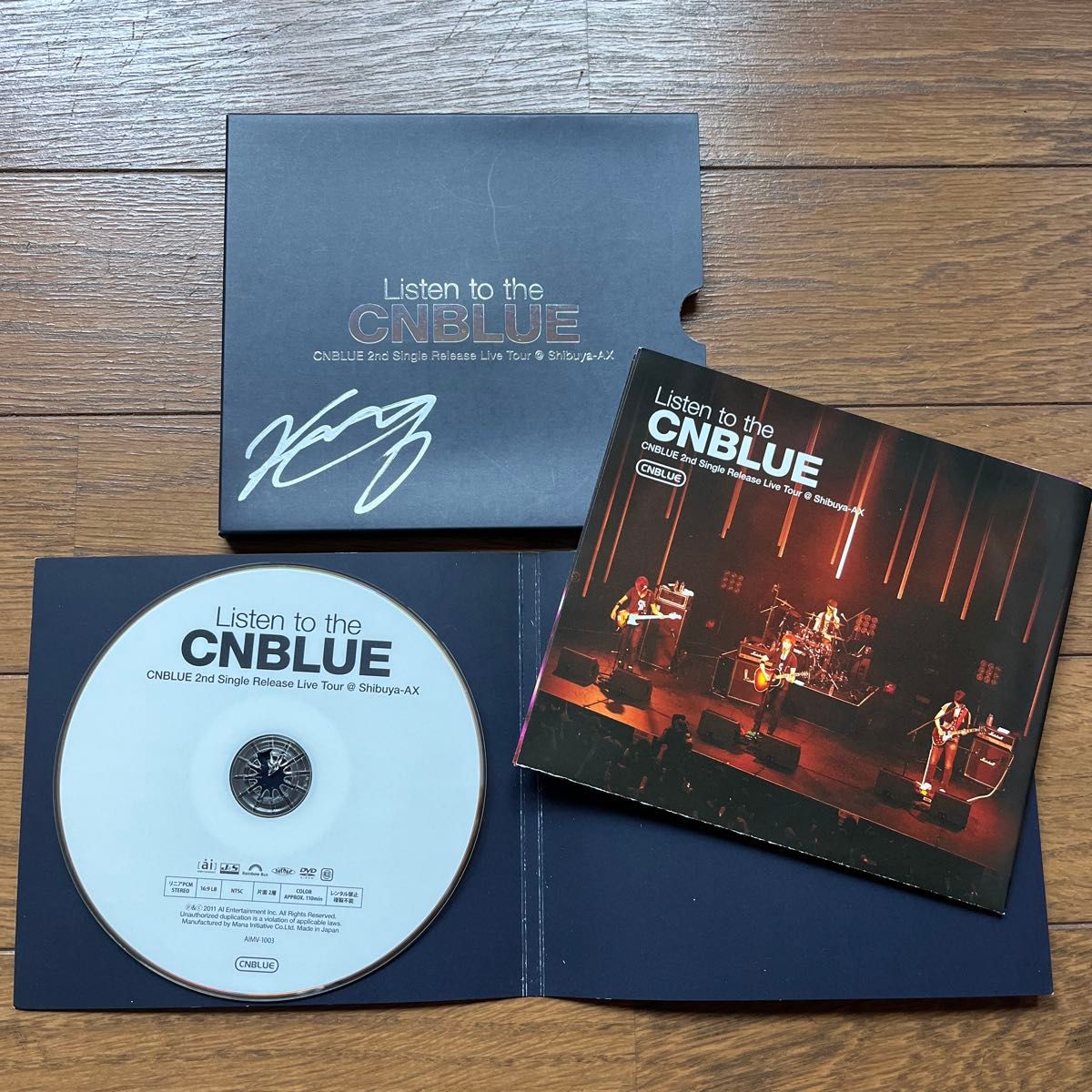 DVDミンヒョクサイン入りLISTEN TO THE CNBLUE