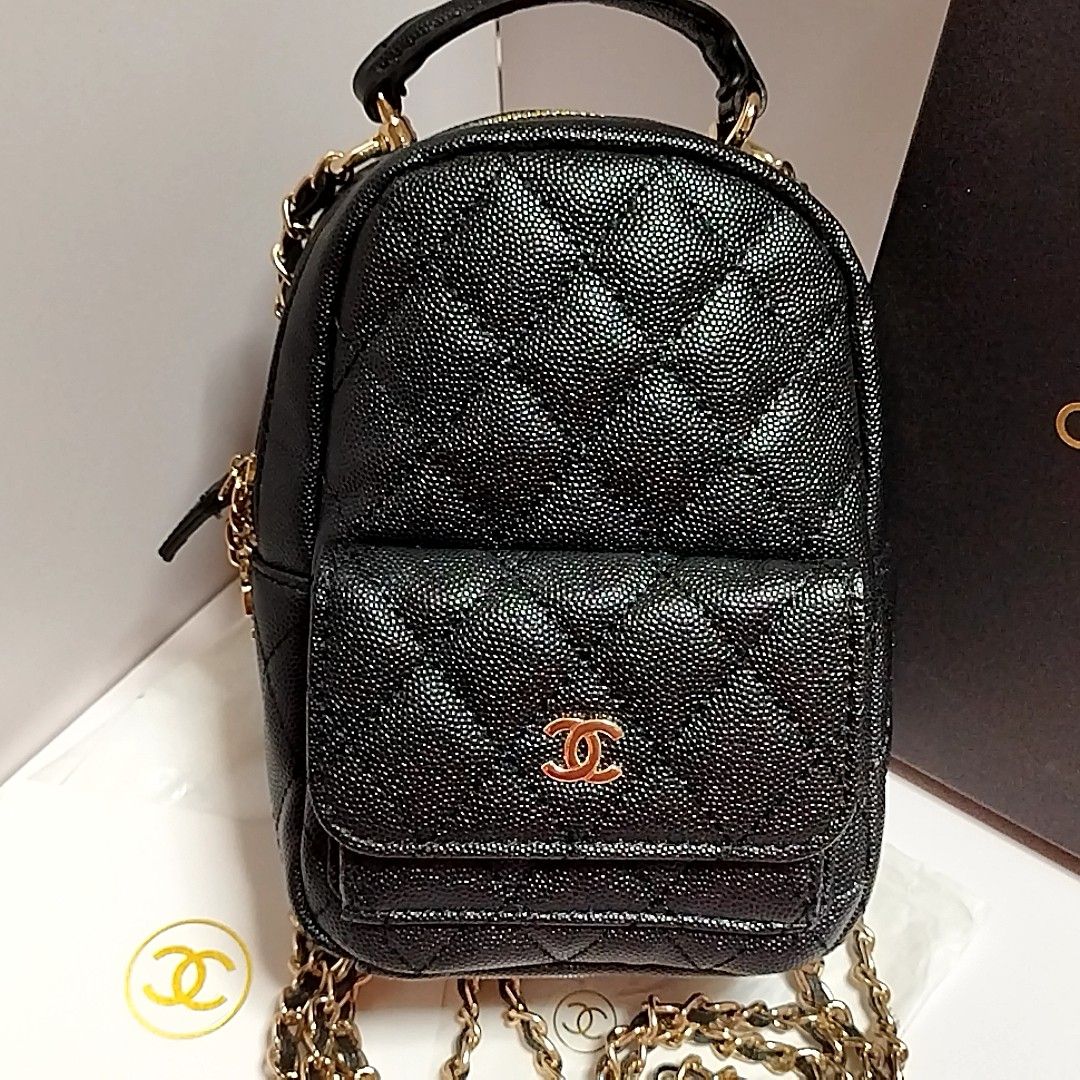 1点限り シャネル ノベルティ ゴールドチェーン リュック ショルダー
