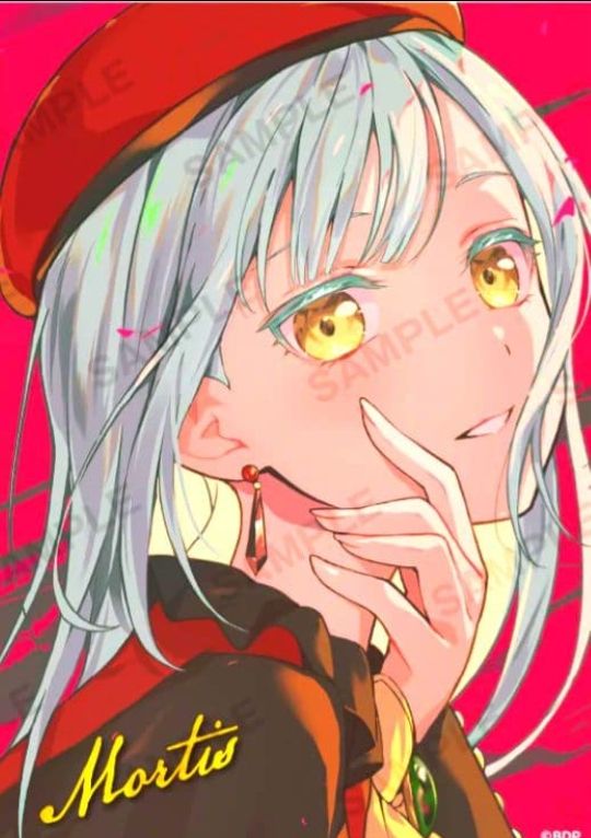 モーティス】バンドリ 信澤収展アクリルパネル Ave mujica 若葉睦