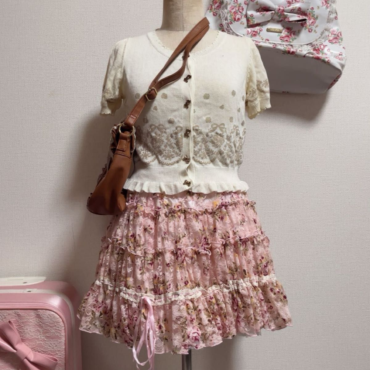 激レア 当時物】LIZ LISA リズリサ カーディガン リボン 姫ギャル 平成