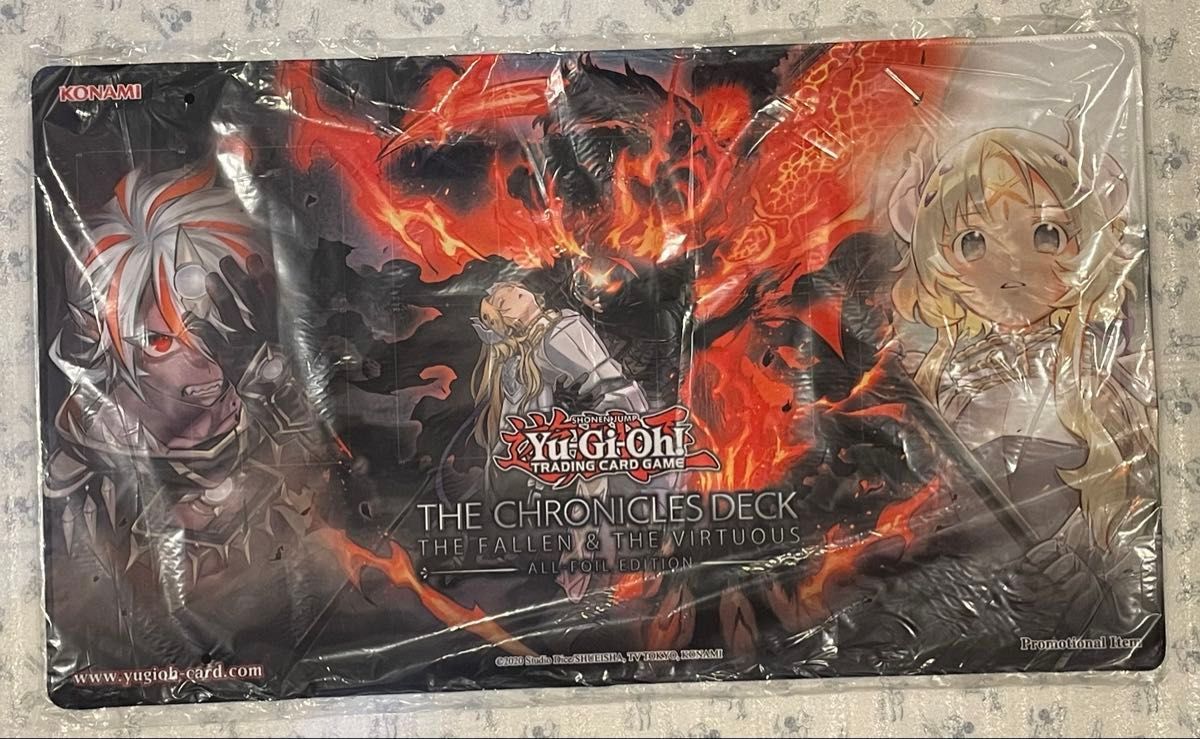 新品未開封 the fallen & the virtuous プレイマット 遊戯王 公式品