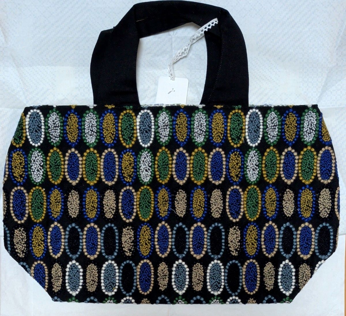 ミナペルホネン パニーニバッグ dark navy タルト tarte 新品未使用