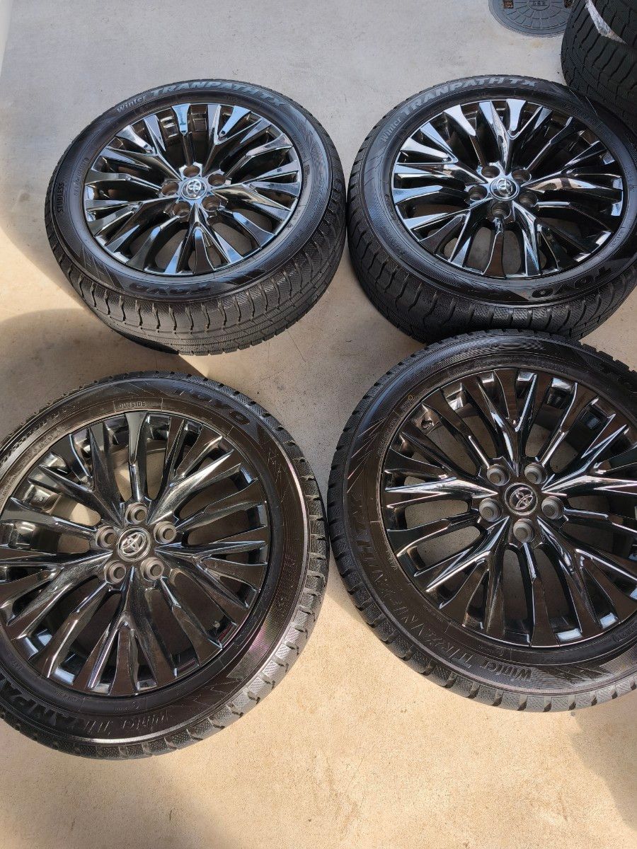 美品】40 ヴェルファイア Zプレミア 純正ホイール スタッドレス タイヤ