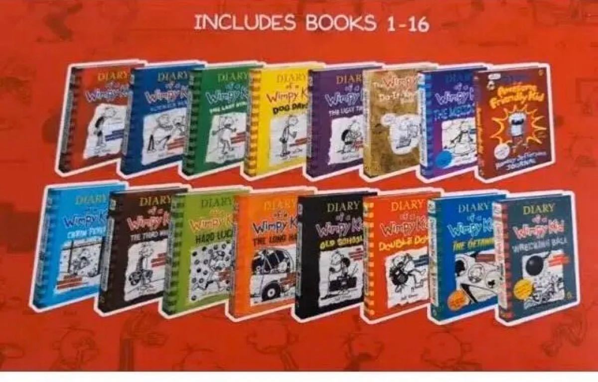 英語版「グレッグのダメ日記」Diary Of A Wimpy Kid16冊+CD｜Yahoo