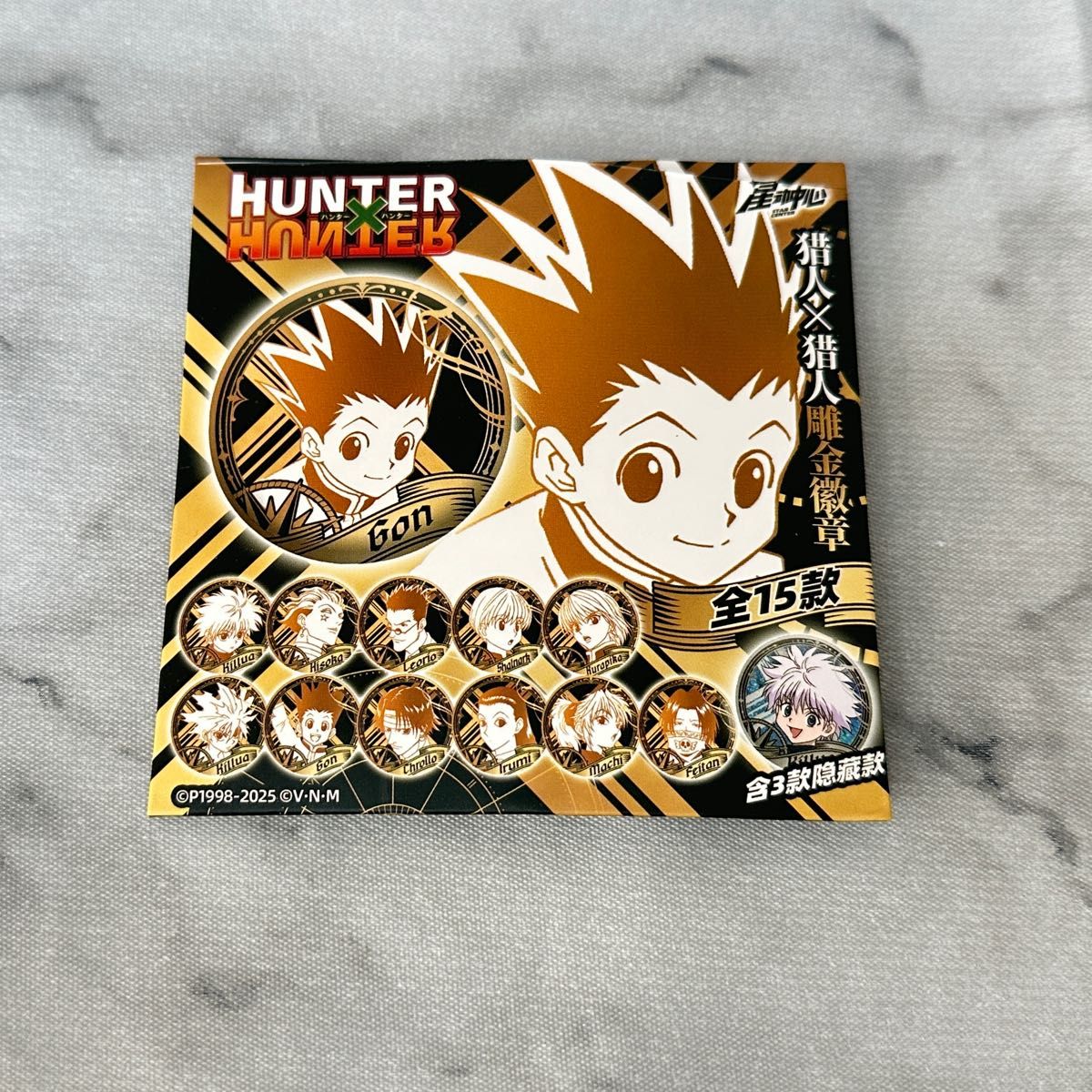 HUNTER×HUNTER ハンター×ハンター 彫金シリーズ 缶バッジ シャルナーク
