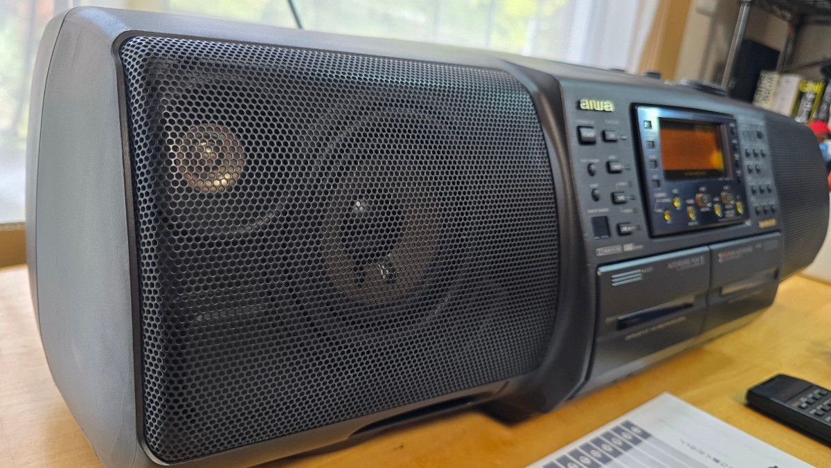 上級】AIWA CSD-SR80改＋【極上】CSD-XR50改 Bluetooth搭載CDラジカセ