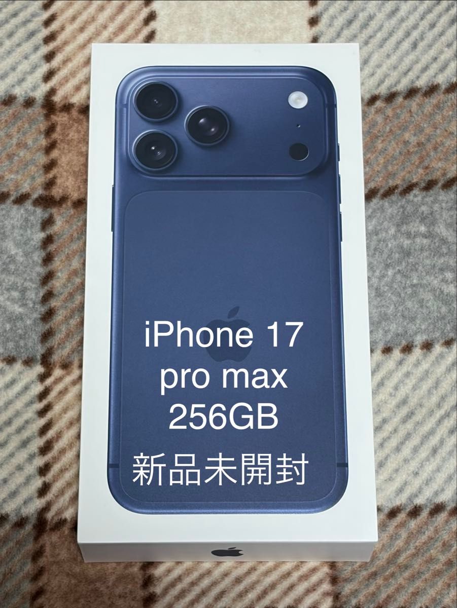iPhone 17 Pro Max 256GB ディープブルー SIMフリー【新品未開封