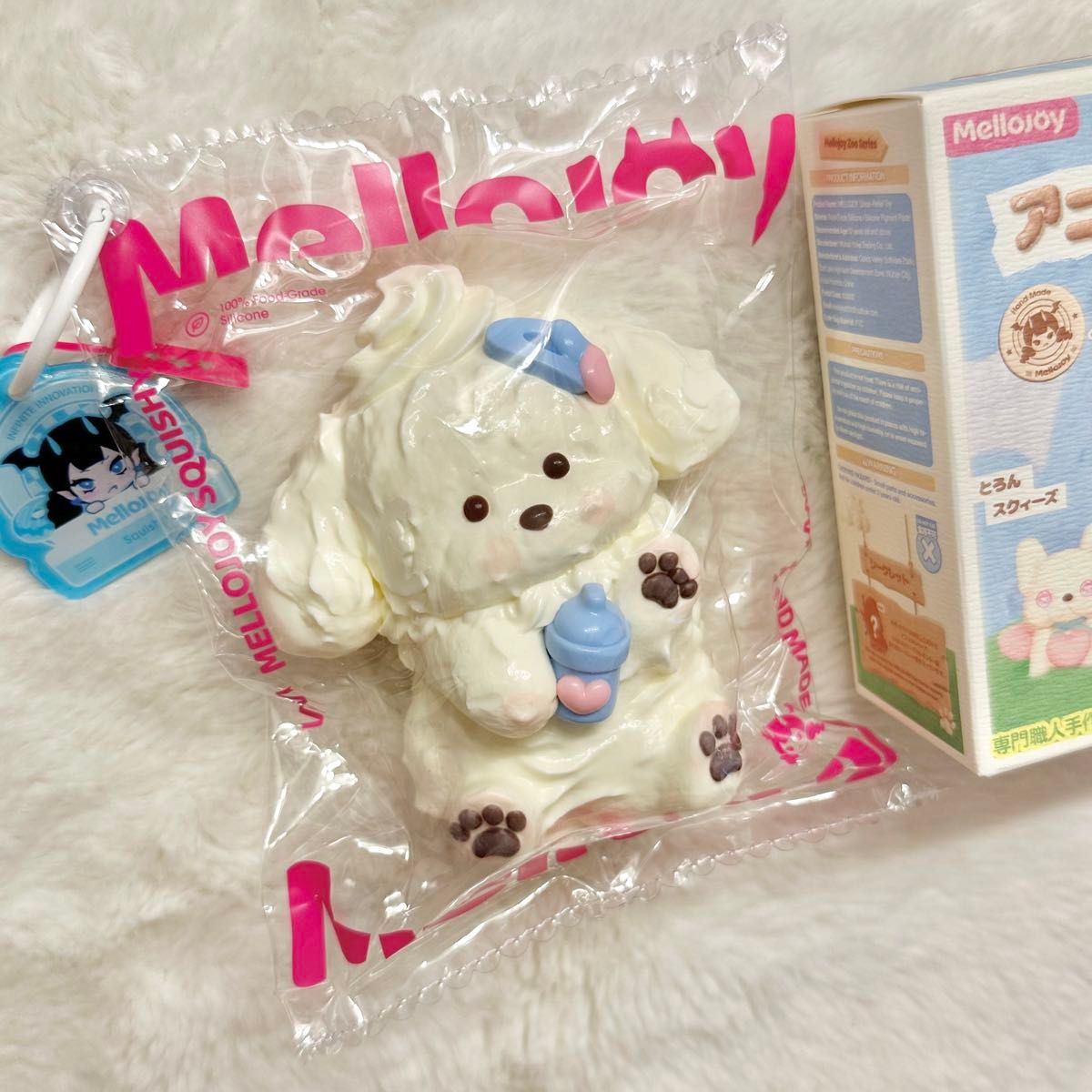 新品未使用 メロジョイ mellojoy アニマル クリームわん ゆきこ 犬
