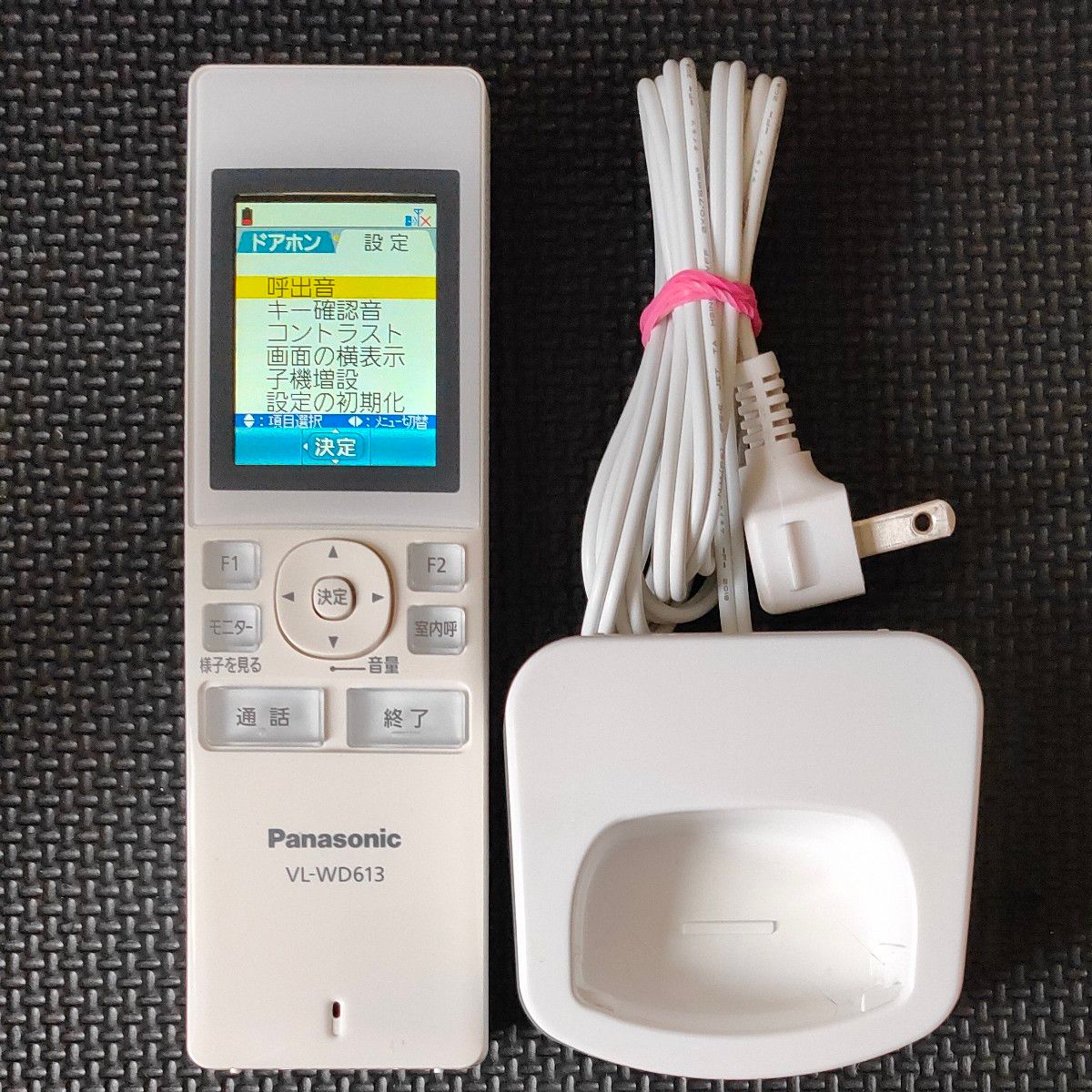 Panasonic VL-WD613 テレビドアホン モニター 子機 ワイヤレスモニター