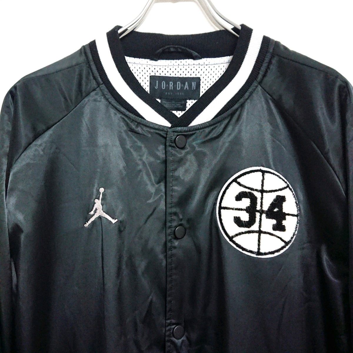 AIR JORDAN エアジョーダン 刺繍 デカロゴ ブルゾン スタジャン