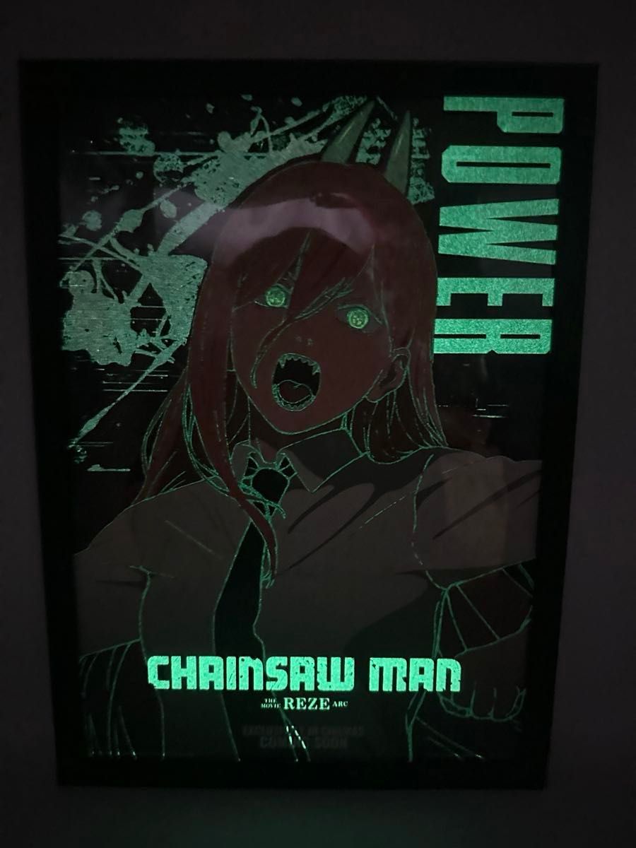 数量極希少】チェンソーマン レゼ編 台湾限定特典A3 夜光ポスター