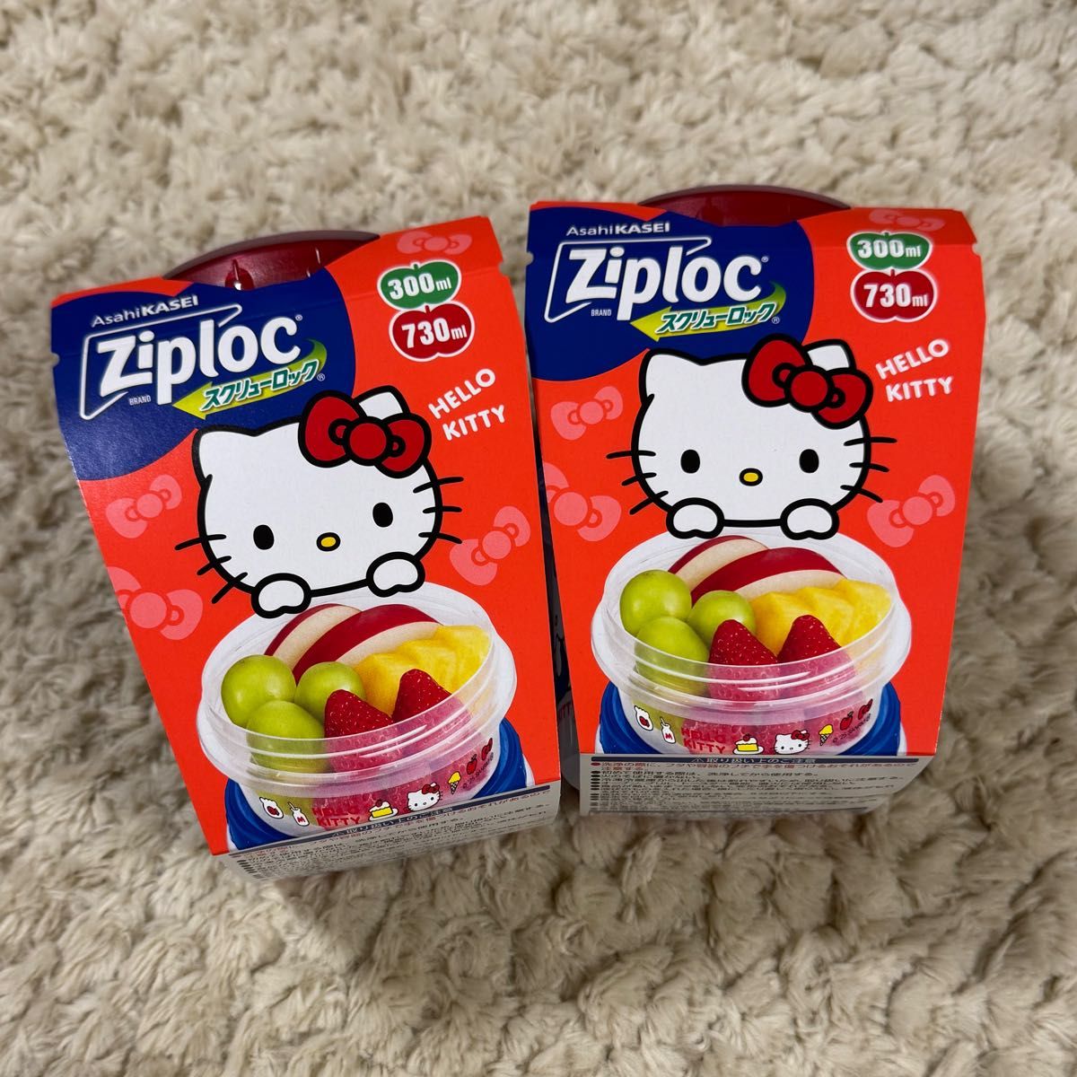ハローキティ サンリオ ジップロックスクリューロック ジップロック