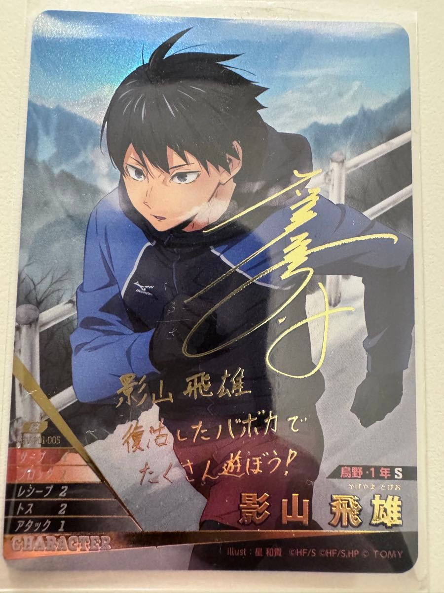 ハイキュー バボカ BREAK 影山飛雄 サイン｜Yahoo!フリマ（旧PayPay