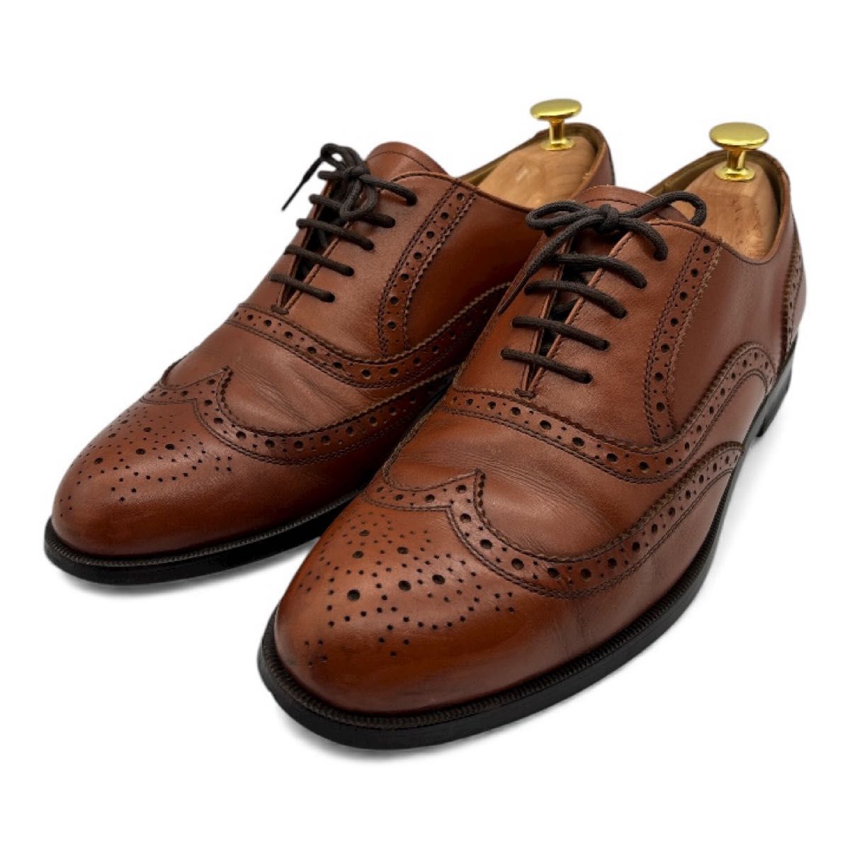 REGAL 革靴 ビジネスシューズ ウイングチップ レースアップ ブラウン