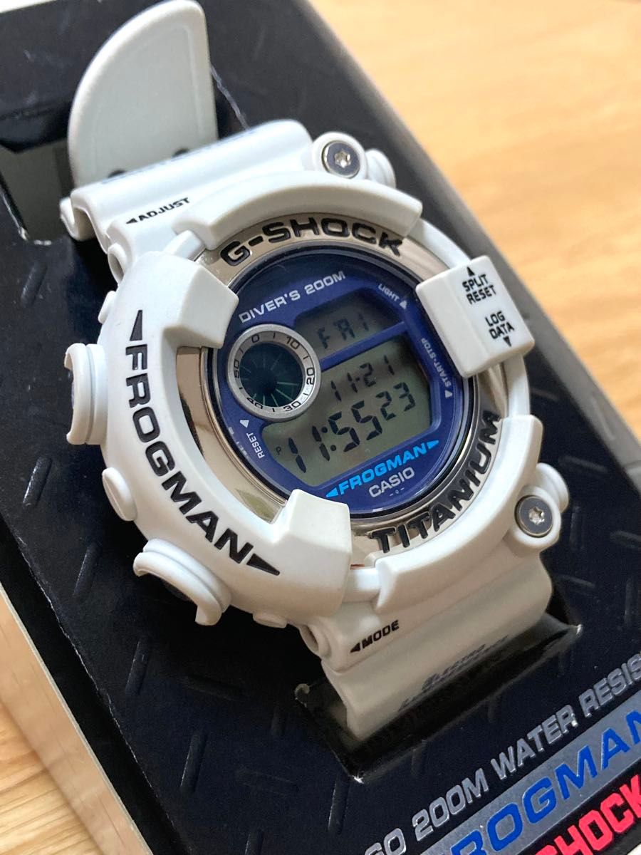 レア 美品 G-SHOCK DW-8200LG-8JR FROGMAN フロッグマン メンイン