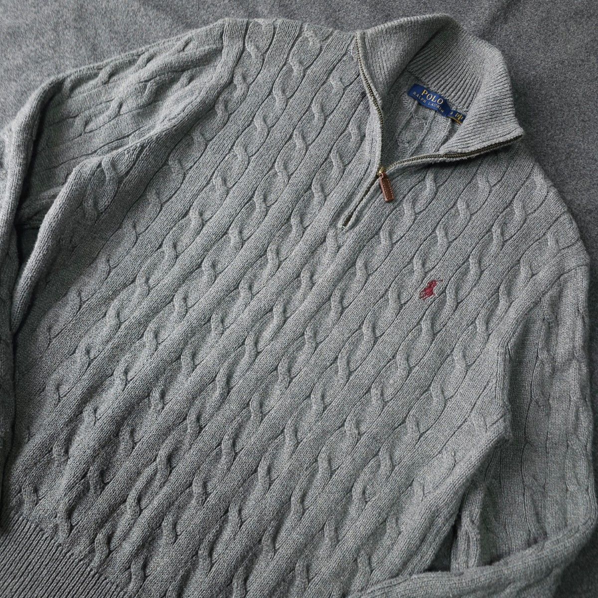 Polo RalphLauren ポロ ラルフローレン ポニー 刺繍 ケーブルニット