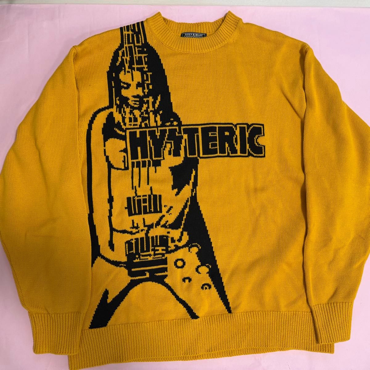 HYSTERIC GLAMOUR 】ヒステリックグラマー ニット セーター イエロー