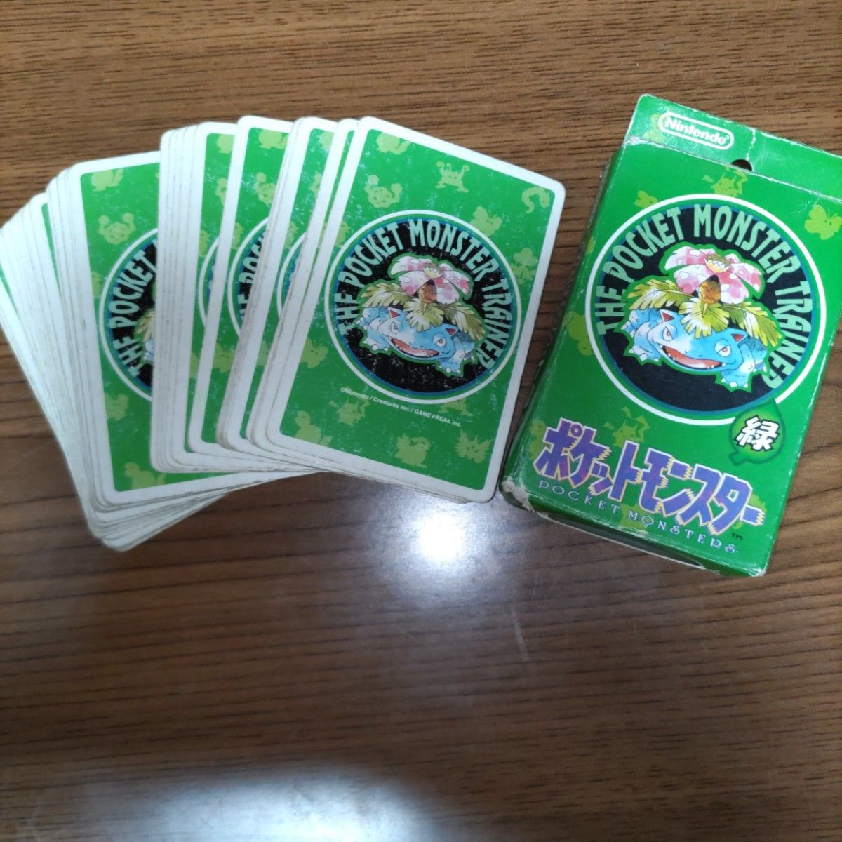 初代ポケットモンスター 緑 トランプ ポケモンポケットモンスター