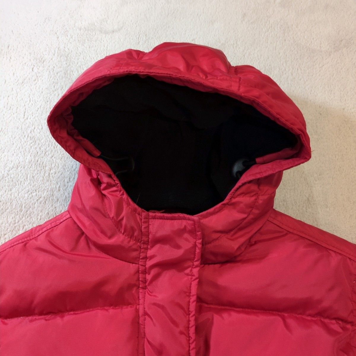 GAP ギャップ ダウン＆フェザー+裏ボアフリース ダウンジャケット 赤
